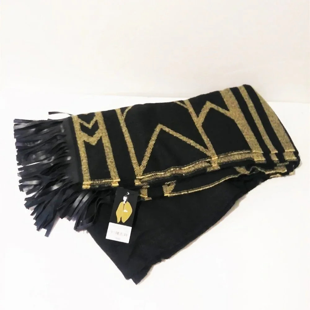 Mixit Black Aztec Blanket Wrap‎ Scarf